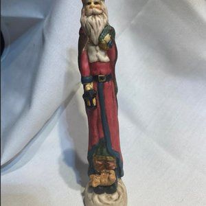 Holiday Traditions Santa Figurine Christmas in Original Box 7in